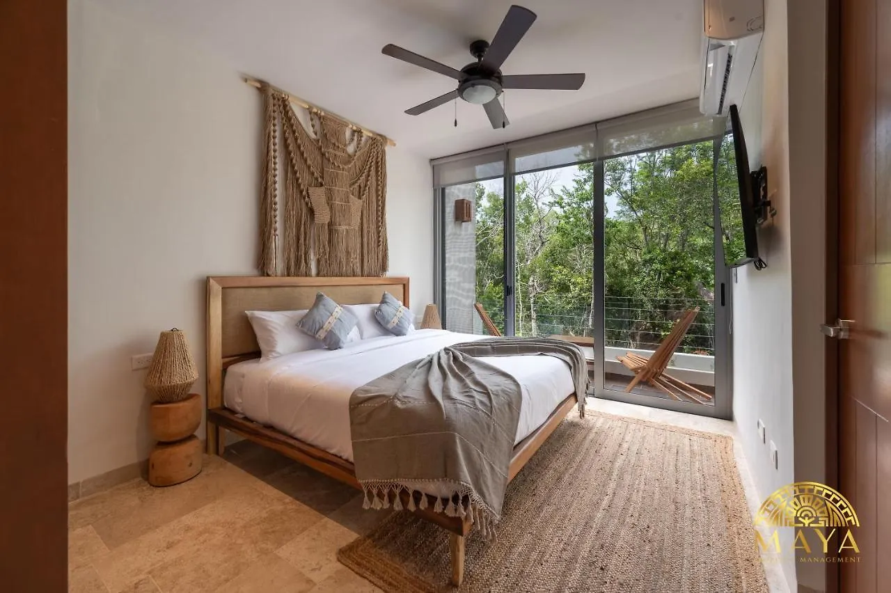 Nhoa 208A Lux 2Br Condo Jungle View In Aldea Zama Tulum Apartment