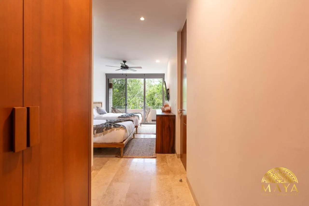 Nhoa 208A Lux 2Br Condo Jungle View In Aldea Zama Tulum 0*,