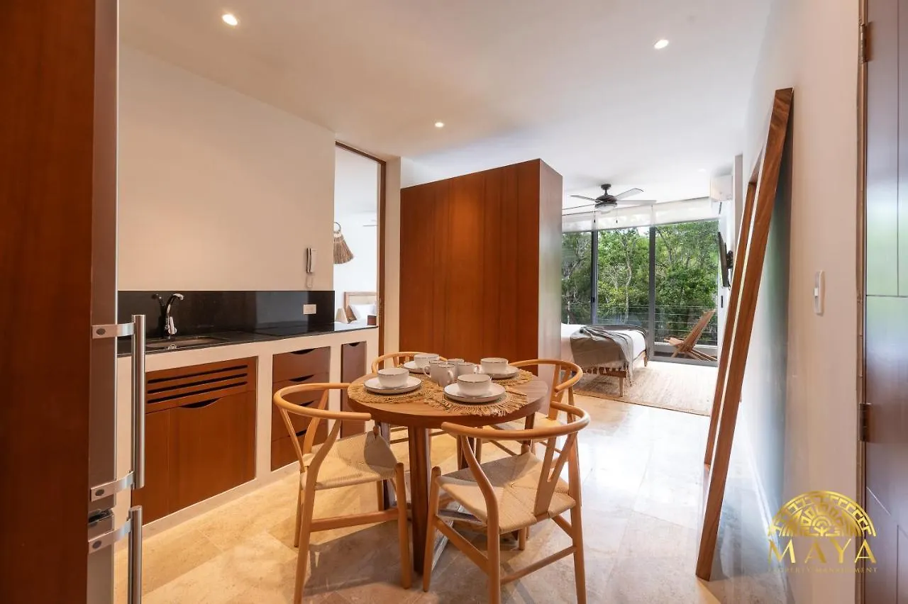 Nhoa 208A Lux 2Br Condo Jungle View In Aldea Zama Tulum Apartment